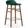 Normann Copenhagen Form Green/Walnut Barstol 77cm