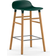 Normann Copenhagen Form Green/Oak Bar Stool 77cm