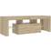 vidaXL LED Lights Sonoma Oak TV Bench 120x40cm