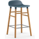 Normann Copenhagen Form Blue/Oak Bar Stool 77cm