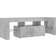 vidaXL LED Lights Concrete Grey TV-bänk 120x40cm