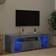 vidaXL LED Lights Concrete Grey TV-bänk 120x40cm
