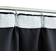 vidaXL Blackout With Hooks Black 140x175cm
