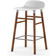 Normann Copenhagen Form White/Walnut Barstol 77cm