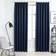 vidaXL Blackout With Hooks Blue 140x175cm