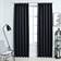 vidaXL Blackout With Hooks Anthracite Grey 140x175cm