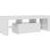 vidaXL LED Lights High Gloss White TV-bänk 120x40cm