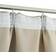 vidaXL Blackout With Hooks Beige 140x175cm