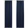 vidaXL Blackout With Hooks Blue 140x175cm