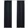 vidaXL Blackout With Hooks Anthracite Grey 140x175cm