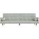 vidaXL 351857 Light Grey Soffa 216cm 3-sits
