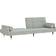 vidaXL 351857 Light Grey Soffa 216cm 3-sits