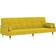 vidaXL 351862 Yellow Sofa 216cm 3 Seater