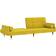 vidaXL 351862 Yellow Sofa 216cm 3 Seater