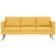 vidaXL Fabric Yellow Soffa 168cm 7st 3-sits