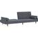 vidaXL 351858 Dark Grey Sofa 216cm 3 Seater
