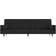 vidaXL 351861 Black Sofa 216cm 3 Seater