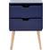 GFW Nyborg Dark Blue Bedside Table 30x40cm 2pcs