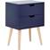 GFW Nyborg Dark Blue Bedside Table 30x40cm 2pcs