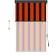 vidaXL Outdoor Orange/Brown 100x250cm