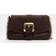 Stradivarius Crossbody Bag With Irregular Buckle - Brown