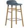 Normann Copenhagen Form Blue/Oak/Steel Barstol 77cm