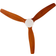 Create Wind Calm Silent 40W Ø132cm With Light White/Dark Wood Look