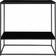 House Nordic White Black Konsolbord 36x80cm