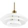 Dyberg Larsen DL31 Metallo/Vetro Opale/Ottone Lampada a Sospensione ∅ 31cm
