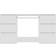 vidaXL 800810 White Writing Desk 50x140cm