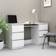 vidaXL 800810 White Writing Desk 50x140cm