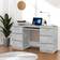 vidaXL 800814 Concrete Grey Skrivebord 50x140cm