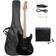 Glarry GST Stylish Electric Guitar Kits Bag+Strap+Power Cord+Amplifier AMP