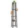 Homcom Industrial Coat Stand with 4 Storage Shelves and 8 Hooks Clothes Rack