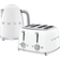 Smeg 50'S Style KLF03WHUK Kettle And 4-Slice Toaster