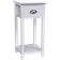 vidaXL Nightstand with 1 Drawer White Sängbord 30x30cm