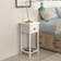 vidaXL Nightstand with 1 Drawer White Sängbord 30x30cm