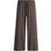 H&M Cotton Blend Trousers - Dark Brown/Striped