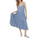 H&M Tiered Strappy Dress - Pigeon Blue