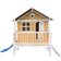 Axi Stef Playhouse Brown White with Blue Slide