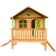 Axi Stef Playhouse Brown Green with Red Slide