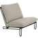 Brafab Blixt - Black/Cley Beige Havelænestol