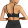 Gymshark Vital Seamless 2.0 V Neck Sports Bra - Black Marl