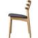 FDB Møbler J48 Natural Oak Lacquered/Anthracite Kitchen Chair 78.5cm