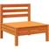 vidaXL 837995 Middle - Wax Brown Modulsoffa