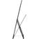 vidaXL Full Length Black Golvspegel 38x152cm
