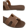 Shein SHUZIA All-Time Bestseller Women's Luxe-Inspired Harness Cutout Open Toe Minimalist Palm Print Pu Dark Olive Slides Spring Shoes Vacation Shoes Casual Shoes Beach Shoes Mother's Day Present
