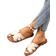 Shein Korean Style Casual Flat Slide Slippers For Women, Open Toe, Braided Roman Style, Suitable For Spring, Summer, Beach, Vacation, Wear With Dresses, Brown