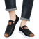 Shein Men's Breathable Slip-On Canvas Formal Loafers, Non-Slip Work Shoes