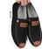 Shein Men's Breathable Slip-On Canvas Formal Loafers, Non-Slip Work Shoes